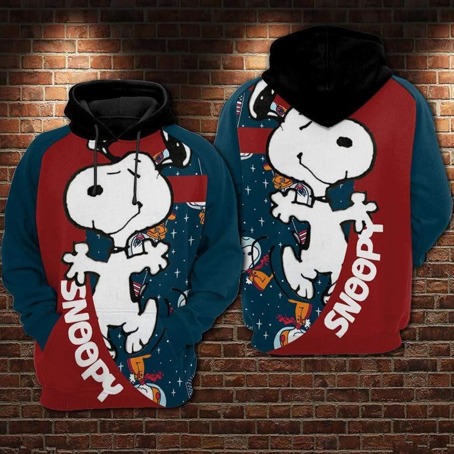 Snoopy The Peanuts, Funny Snoopy Ver208 Aop Hoodie