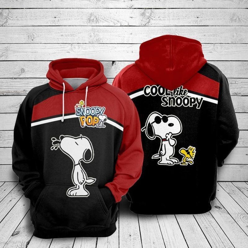 For Snoopy And Woodstock Lovers Cool Like Snoopy 3d Hoodie