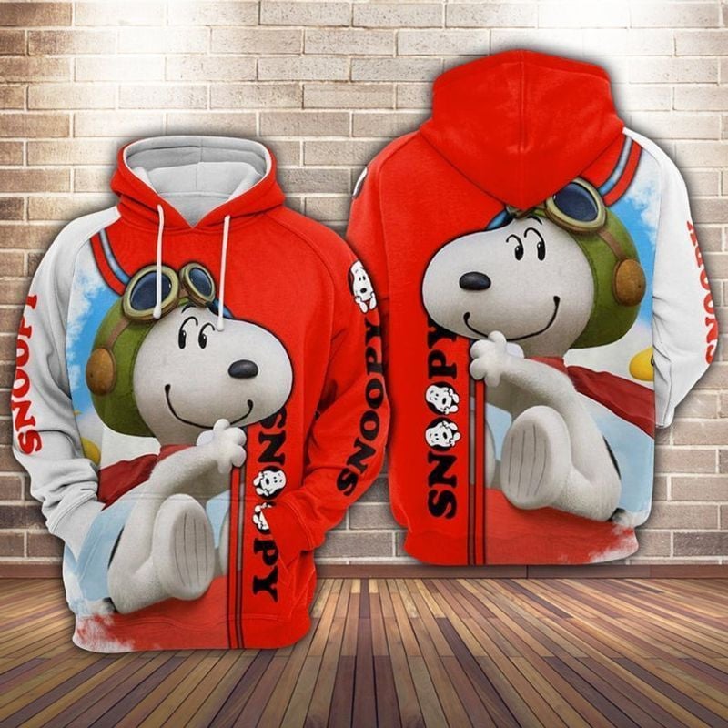 Disney Snoopy Cute Lover 3d Hoodie Zip Hoodie 1040