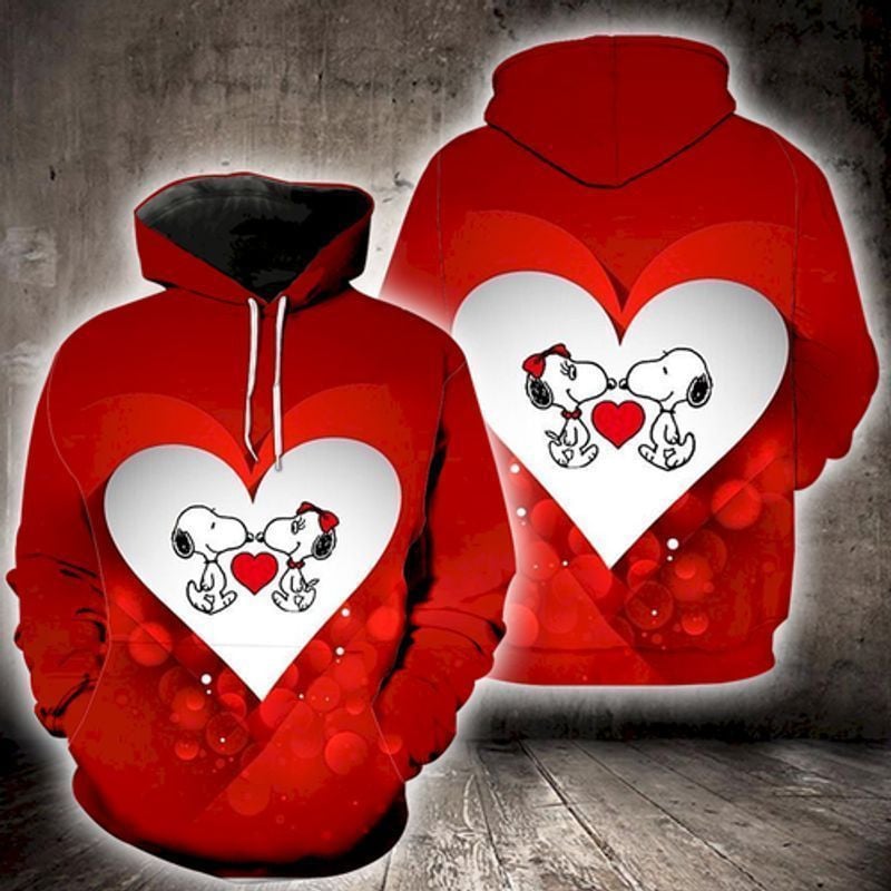 Disney Snoopy Cute Lover 3d Hoodie Zip Hoodie 1033