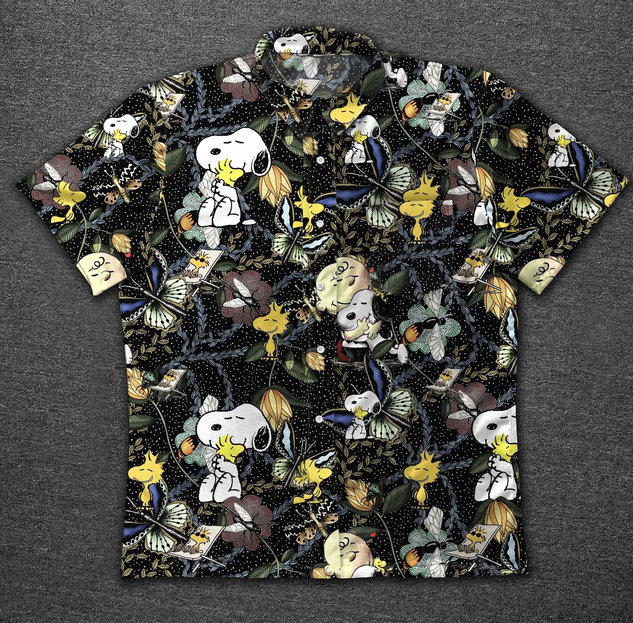 Hawaii Shirt Snoopy Vintage Cotton Hawaiian Shirt-zx10194