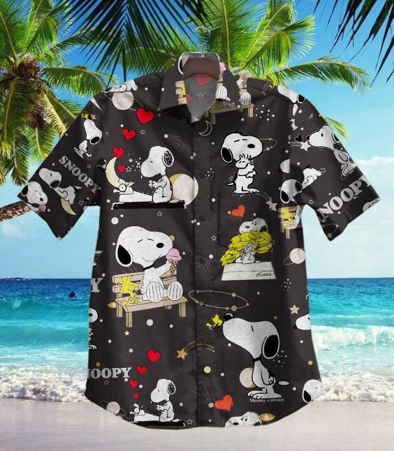 Hawaii Shirt Hot Snoopy Bl Vintage Hawaiian Shirt-zx11324
