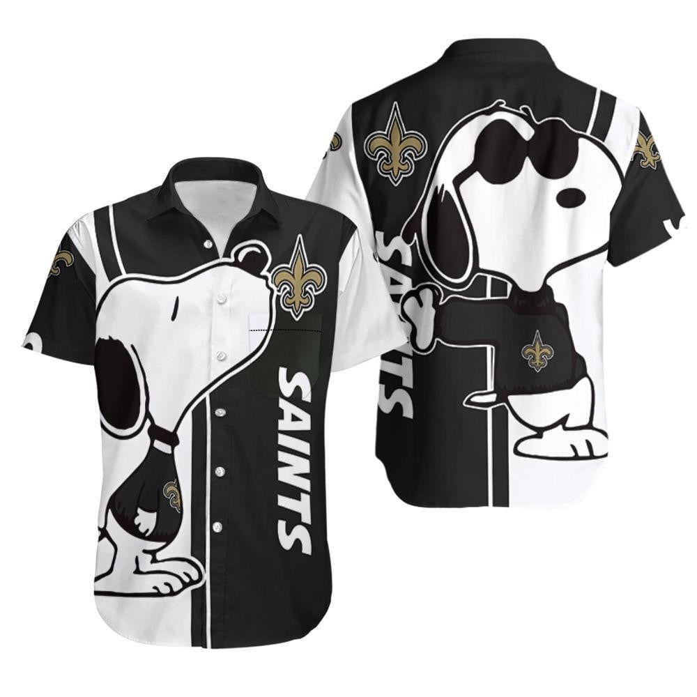 New Orleans Saints Snoopy Lover 3d Printed Hawaiian Shirt