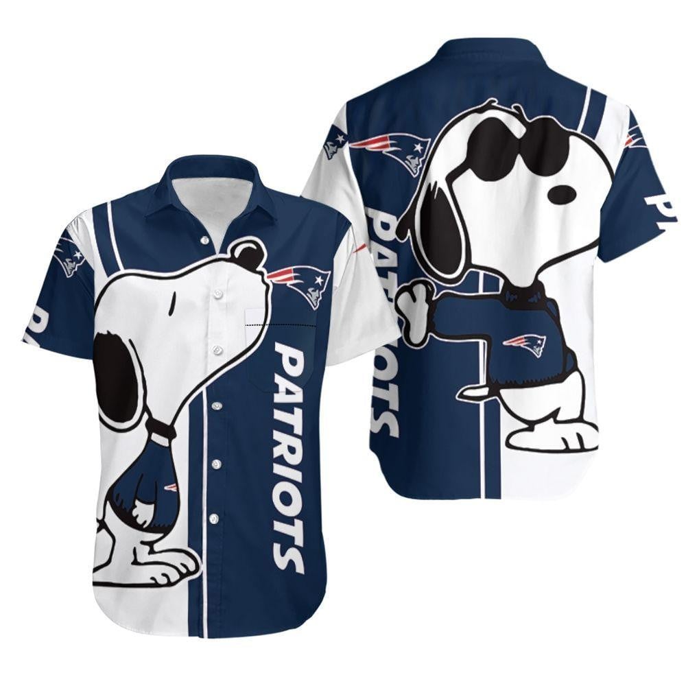 Snoopy Kiss Logo New England Patriots Hawaiian Shirt