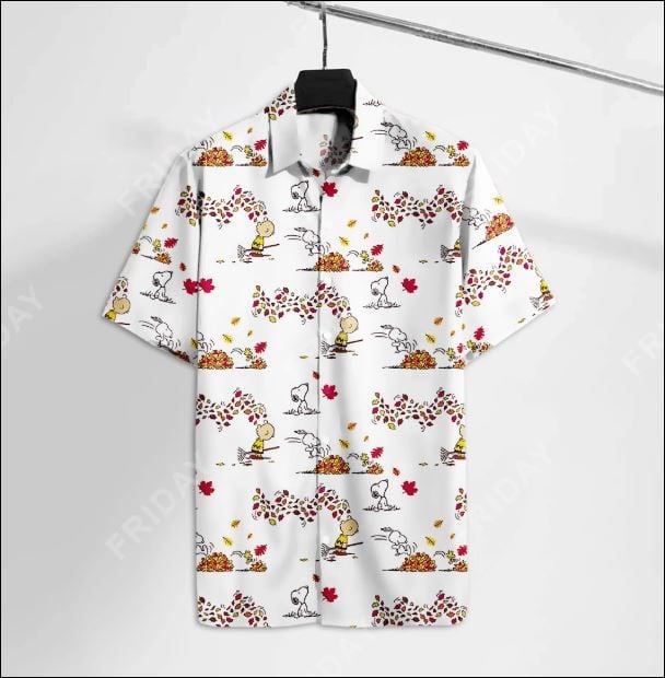 Snoopy And Charlie Hawaiian Shirt Dnstyles