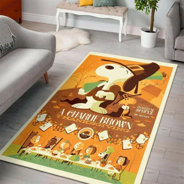 Snoopy Peanuts Rug, Gift For Fan Rug Home Decor Floor Decor