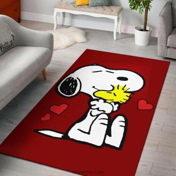 Snoopy Peanuts Rug 17, Gift For Fan Rug Home Decor Floor Decor