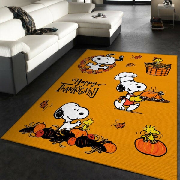 Snoopy Peanuts Rug, Gift For Fan Rug Home Decor Floor Decor