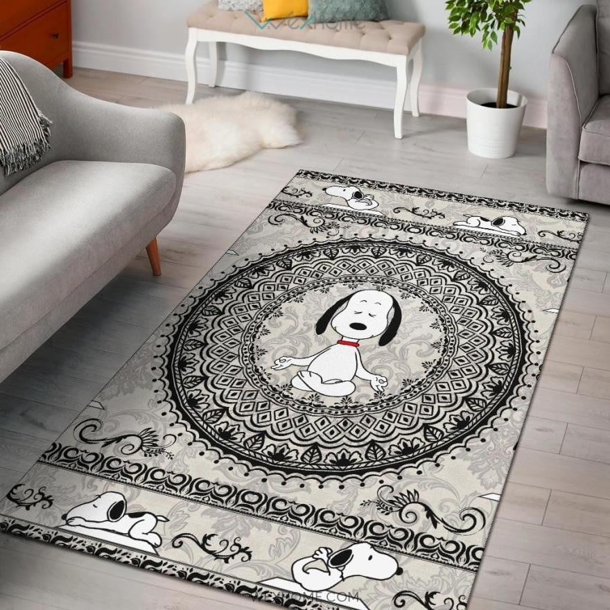 Snoopy Peanuts Rug 4, Gift For Fan Rug Home Decor Floor Decor