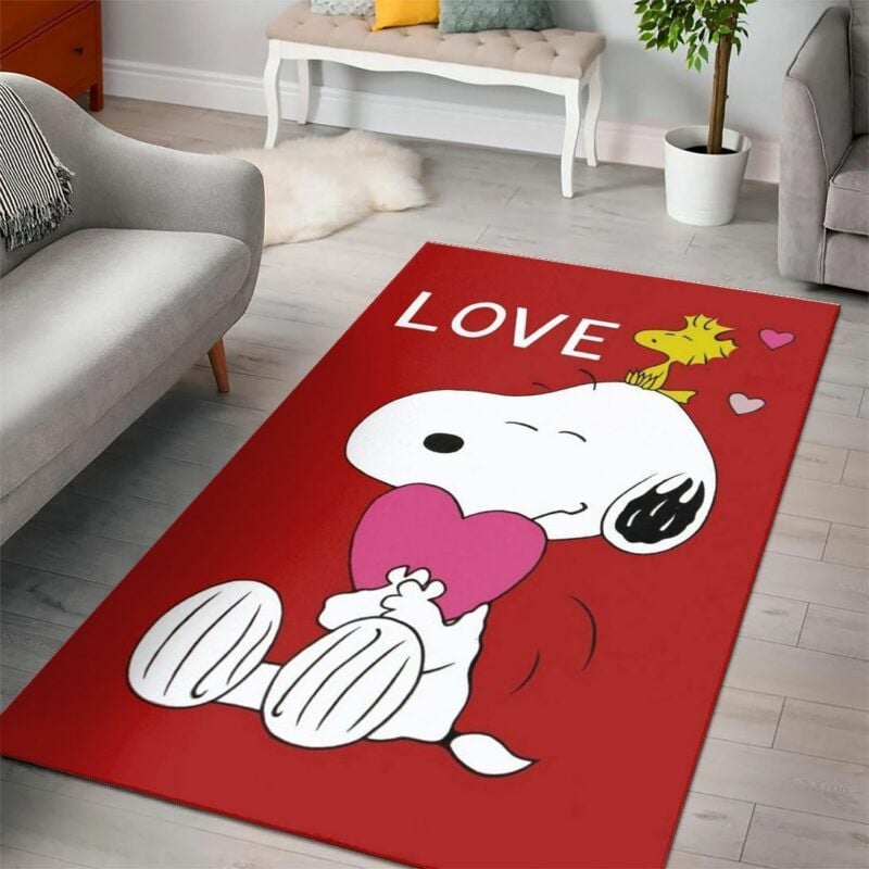 Snoopy Dog 30 Area Rug Living Room And Bed Room Rug Gift Us Decor