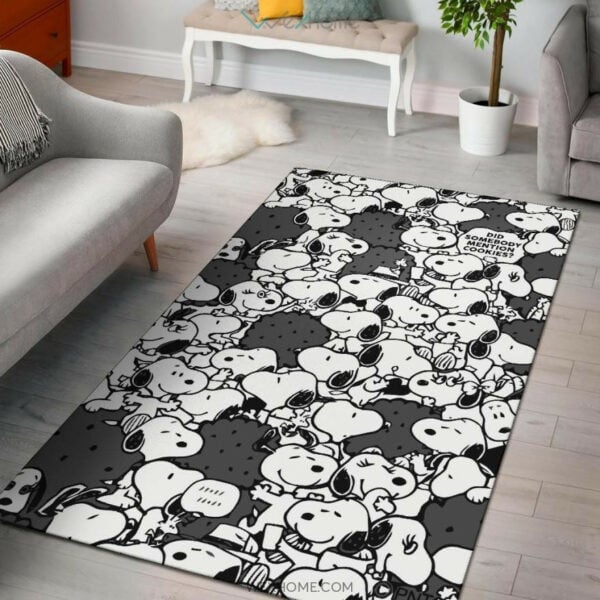 Snoopy Peanuts Rug 21, Gift For Fan Rug Home Decor Floor Decor 2172