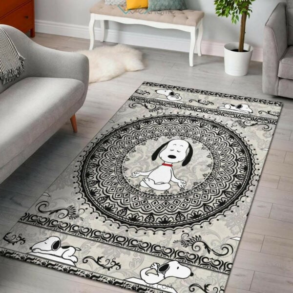 Snoopy Peanuts Rug 4, Gift For Fan Rug Home Decor Floor Decor 308