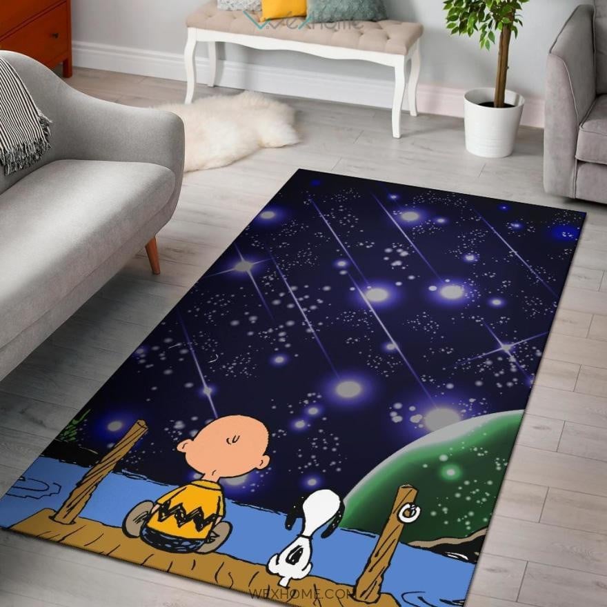 Snoopy Peanuts Rug 20, Gift For Fan Rug Home Decor Floor Decor