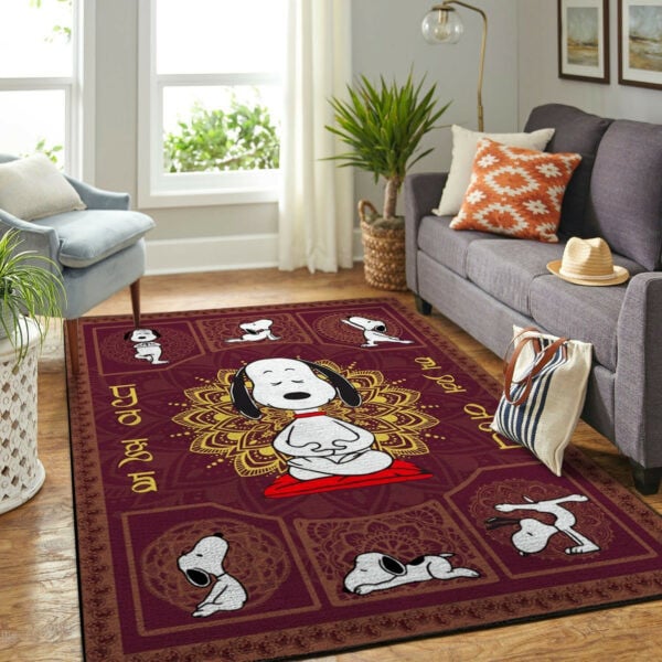 Snoopy Peanuts Rug 26, Gift For Fan Rug Home Decor Floor Decor 96