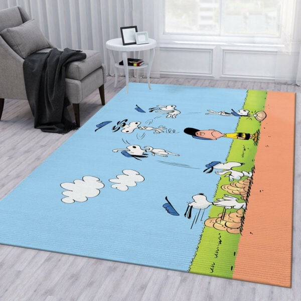 Snoopy Peanuts Rug 46, Gift For Fan Rug Home Decor Floor Decor 912