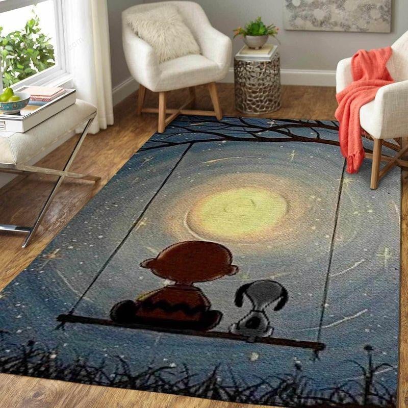 Snoopy 3 Area Rug Living Room Rug Home Decor Floor Decor