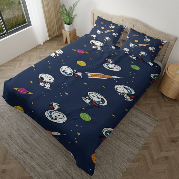 Funny Snoopy, Snoopy Gift, Snoopy Gift For Fan, Peanuts Snoopy 2 Duvet Quilt Bedding Set 1180