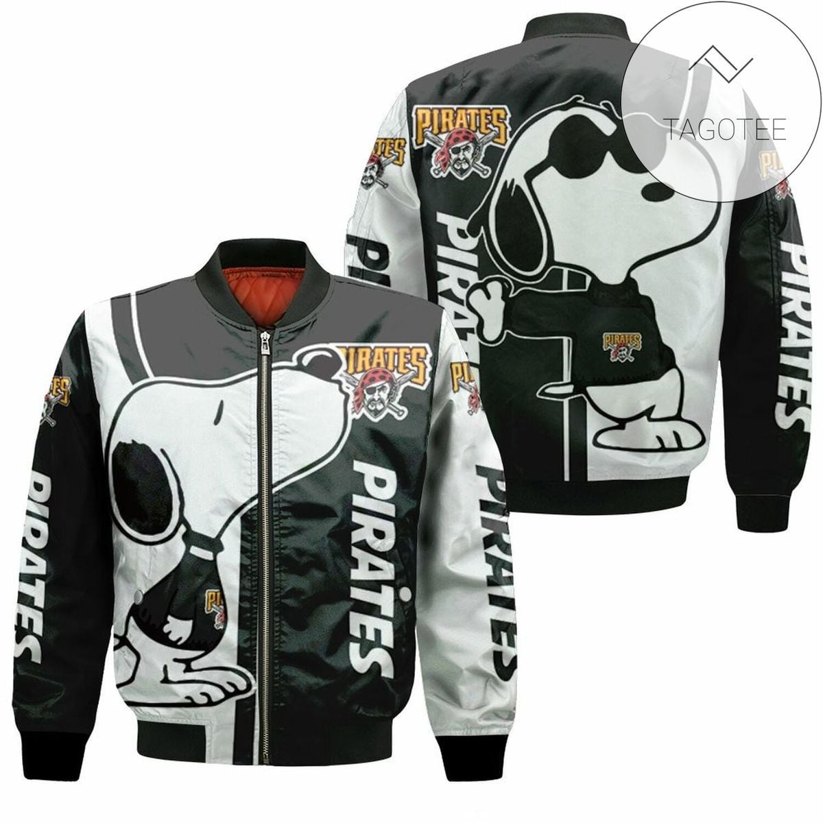 MLB Pittsburgh Pirates Snoopy Lover Bomber Jacket