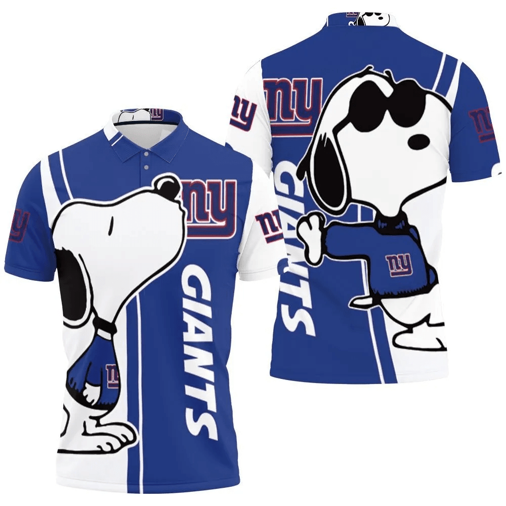 Mens & Womens New York Giants Snoopy Lover 3d Printed Polo Shirt All Over Print Shirt 3d T-shirt