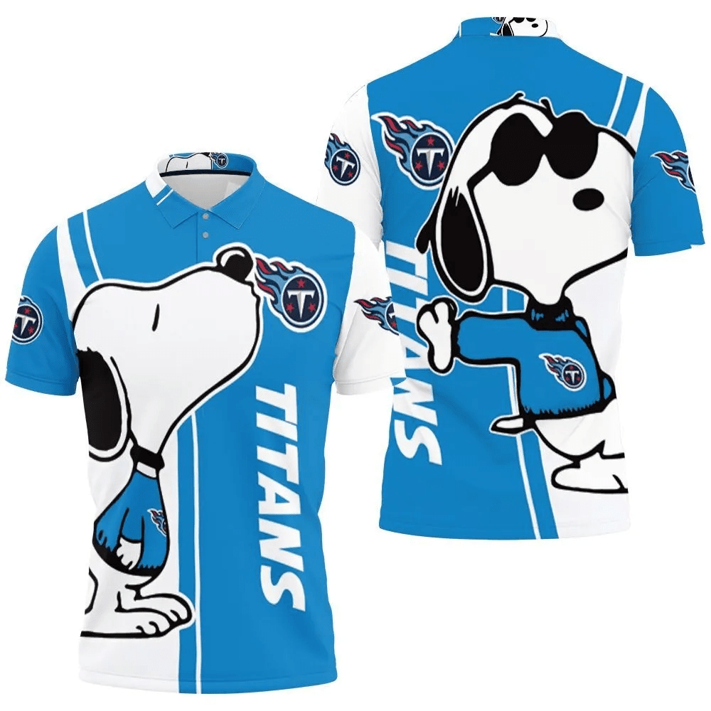 Mens & Womens Tennessee Titans Snoopy Lover 3d Printed Polo Shirt All Over Print Shirt 3d T-shirt
