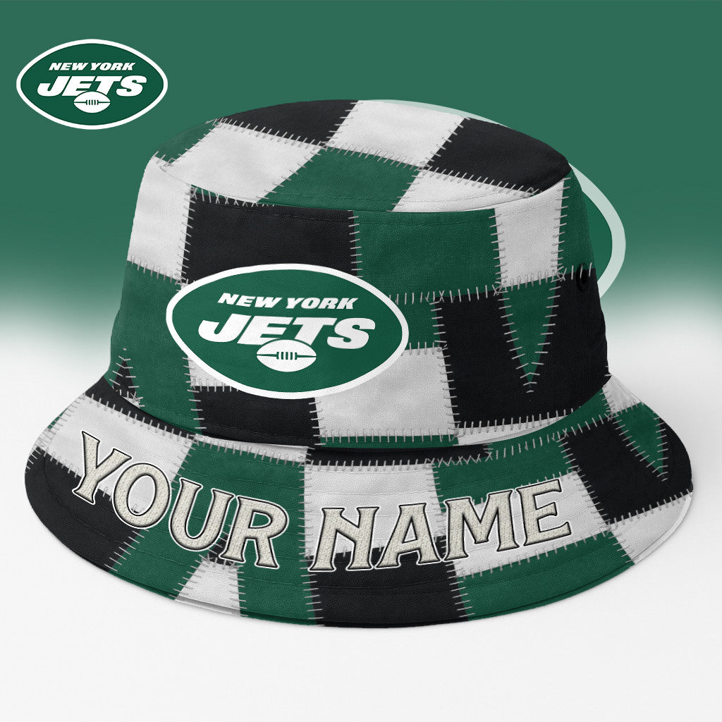 NYJ Jets Bucket Hat Custom Name Gifts For Fans - Limited Edition