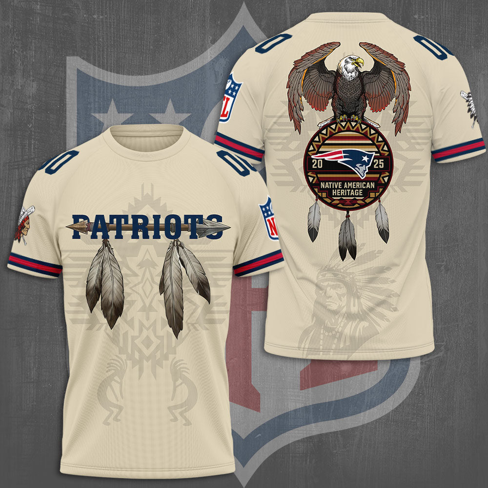 New England Patriots x Native American Heritage 3D Apparel 