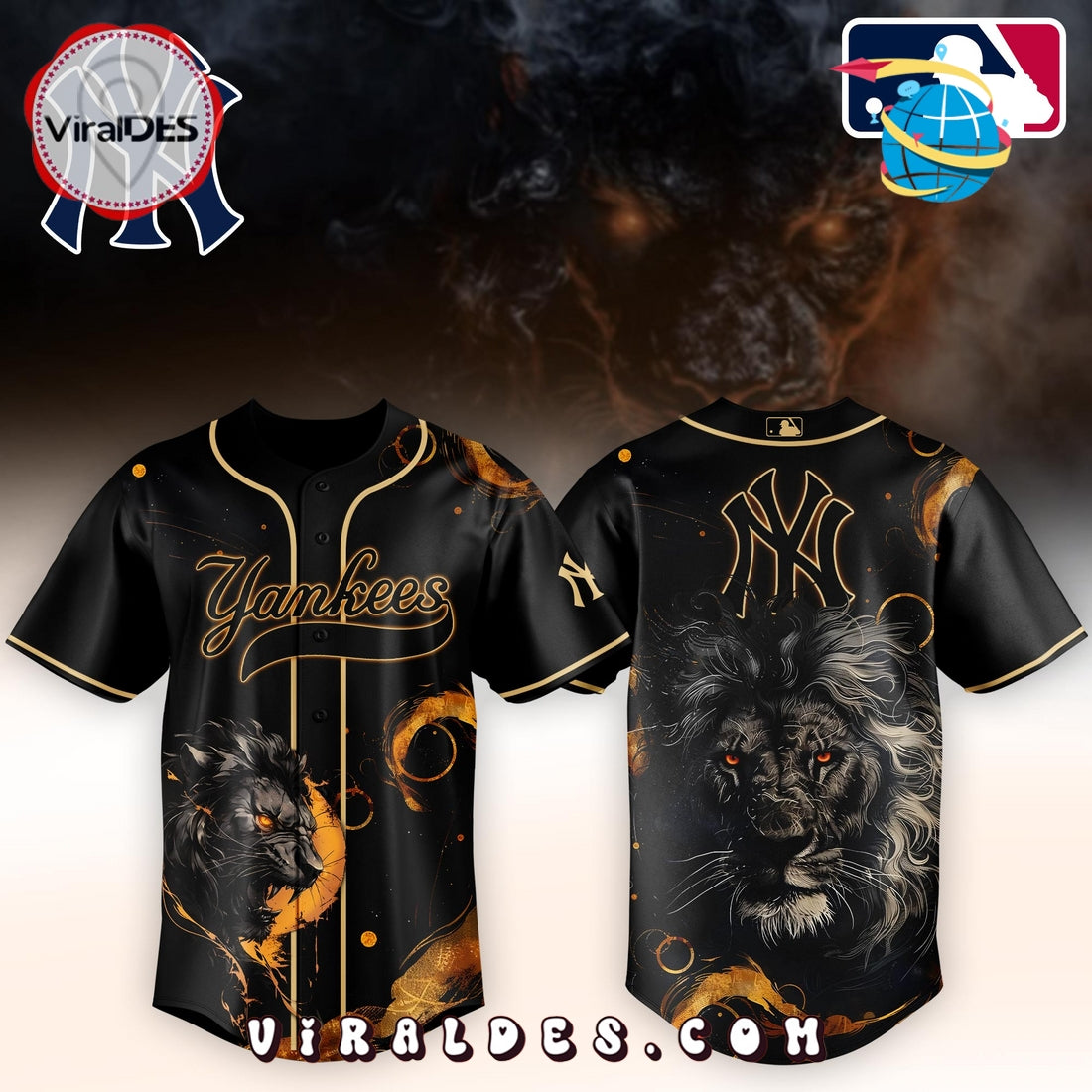 New York Yankees x Lion Baseball Jersey 